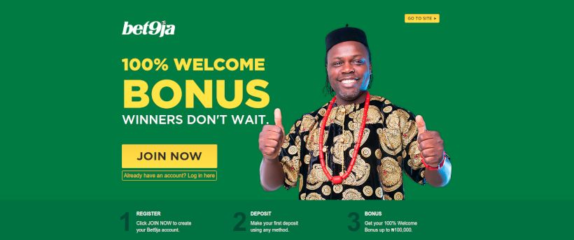 Bet9ja homepage